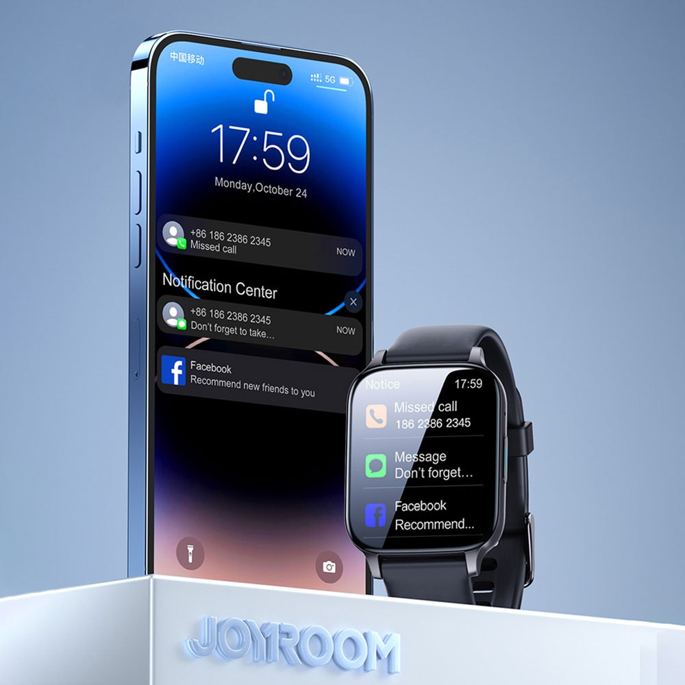 Joyroom Fit-Life Pro Smartwatch - Mørk grå