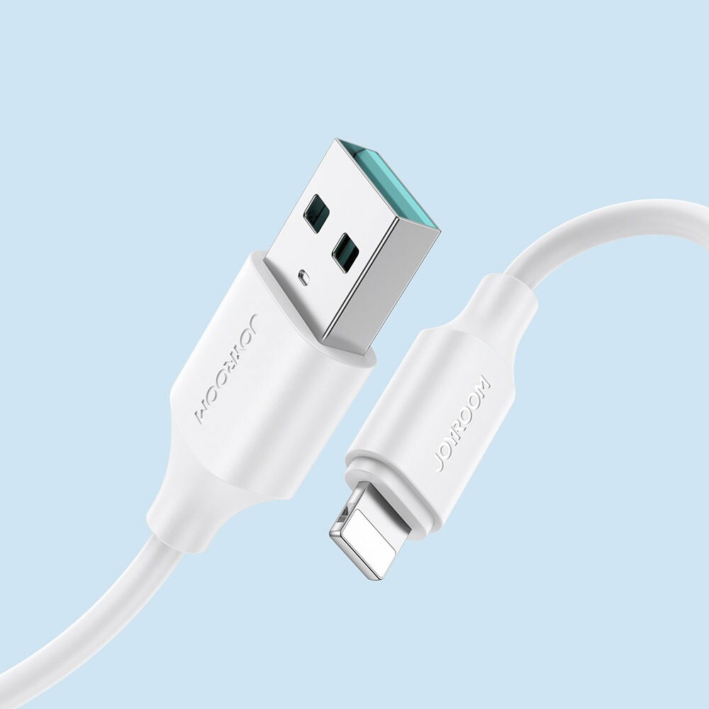 Joyroom USB-kabel USB til Lightning 2,4A 2m - Hvit