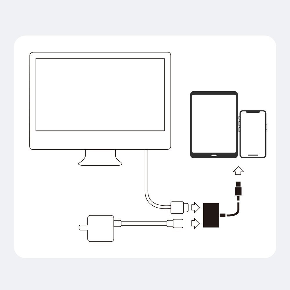 0000120n Lightning til HDMI + Lightning-adapter