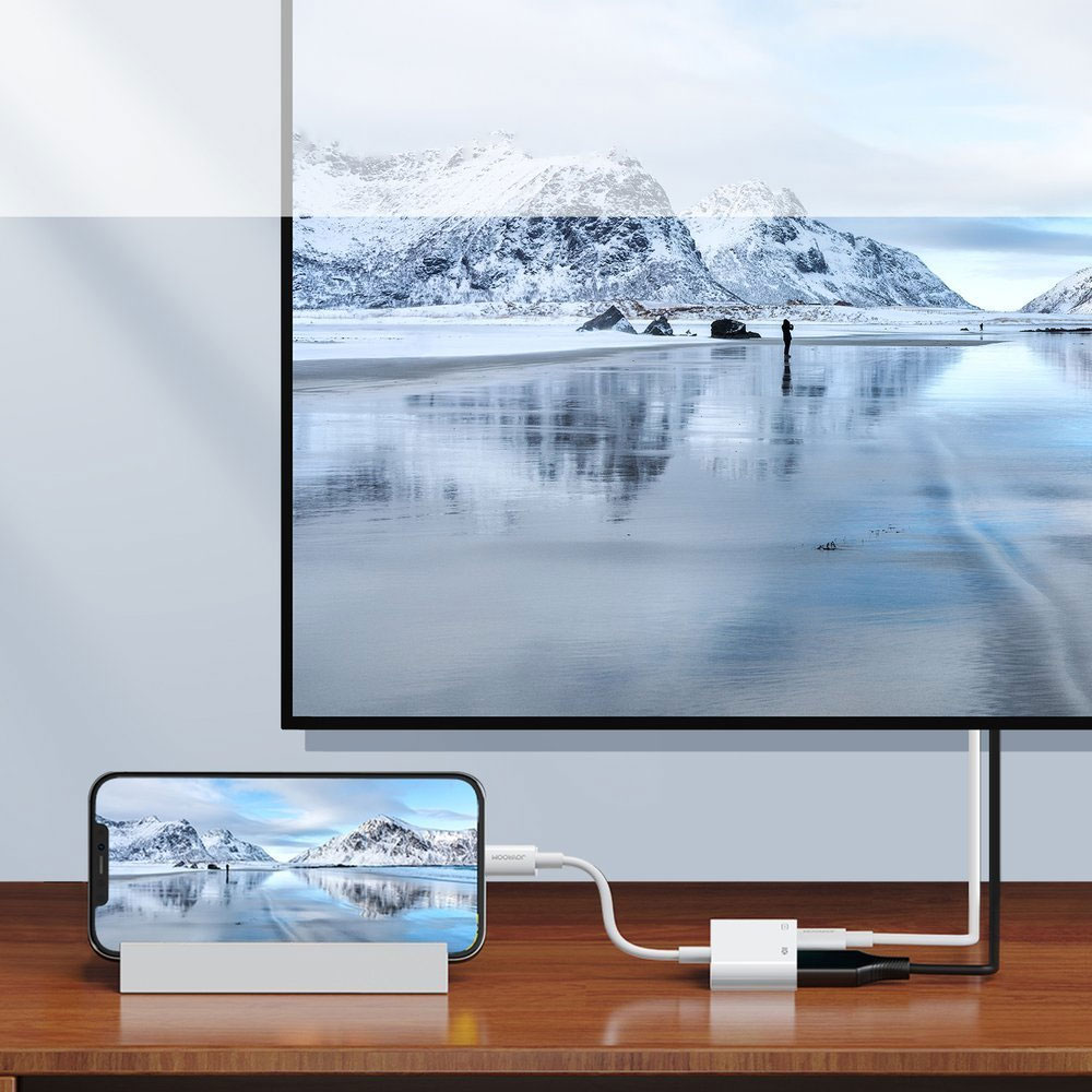 0000120n Lightning til HDMI + Lightning-adapter