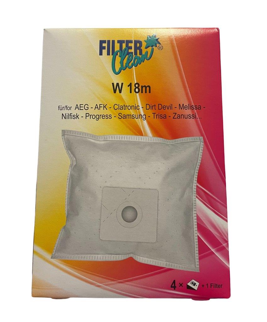 Støvsugerposer WM18M Micromax 4-pak + Filter