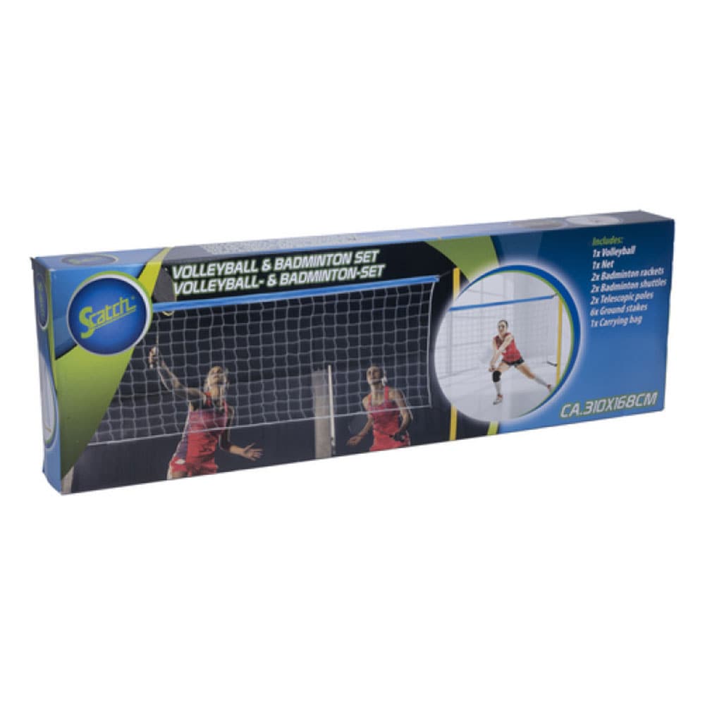 Scatch Volleyball og badmintonsett