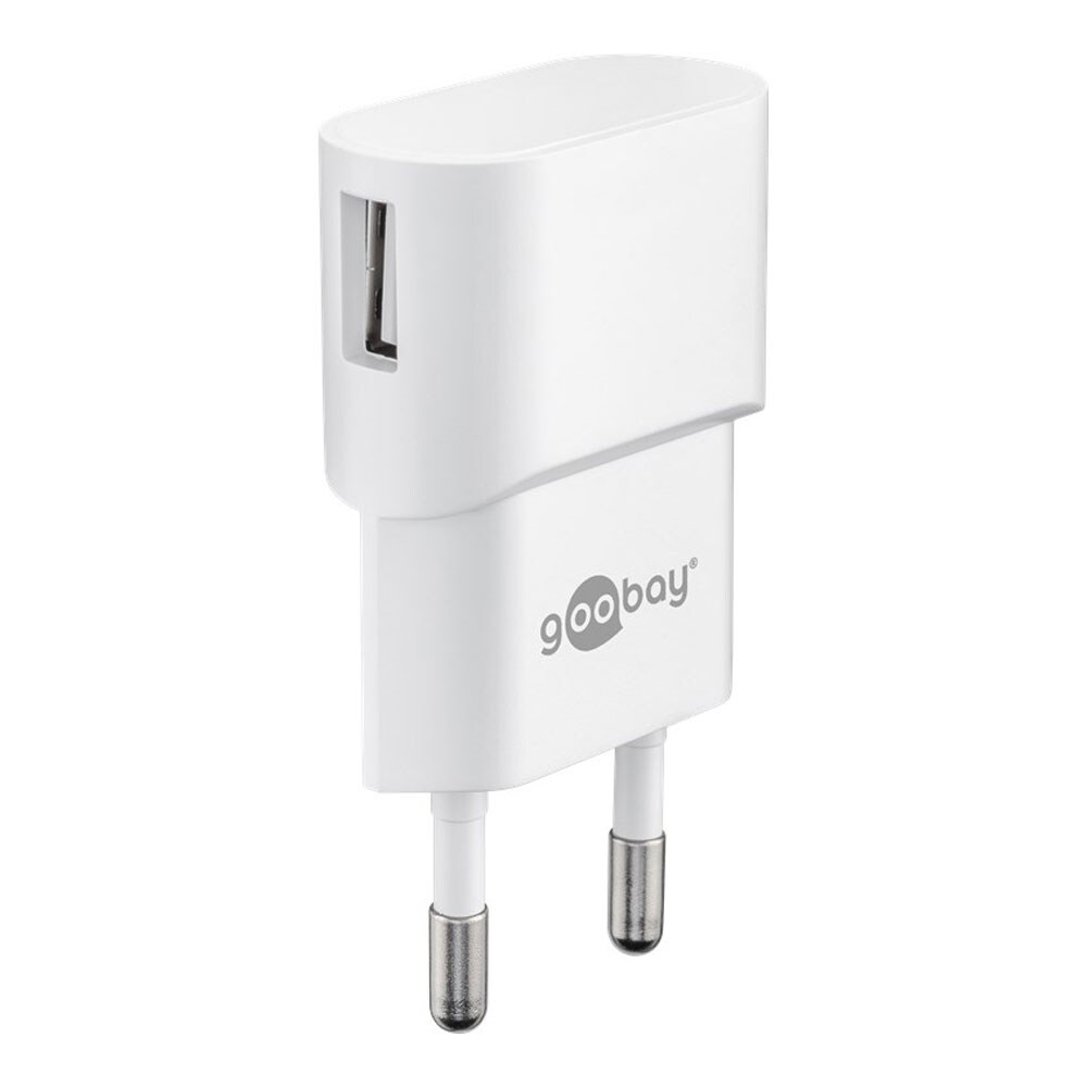 Goobay USB-Lader 5W 1A - Hvit