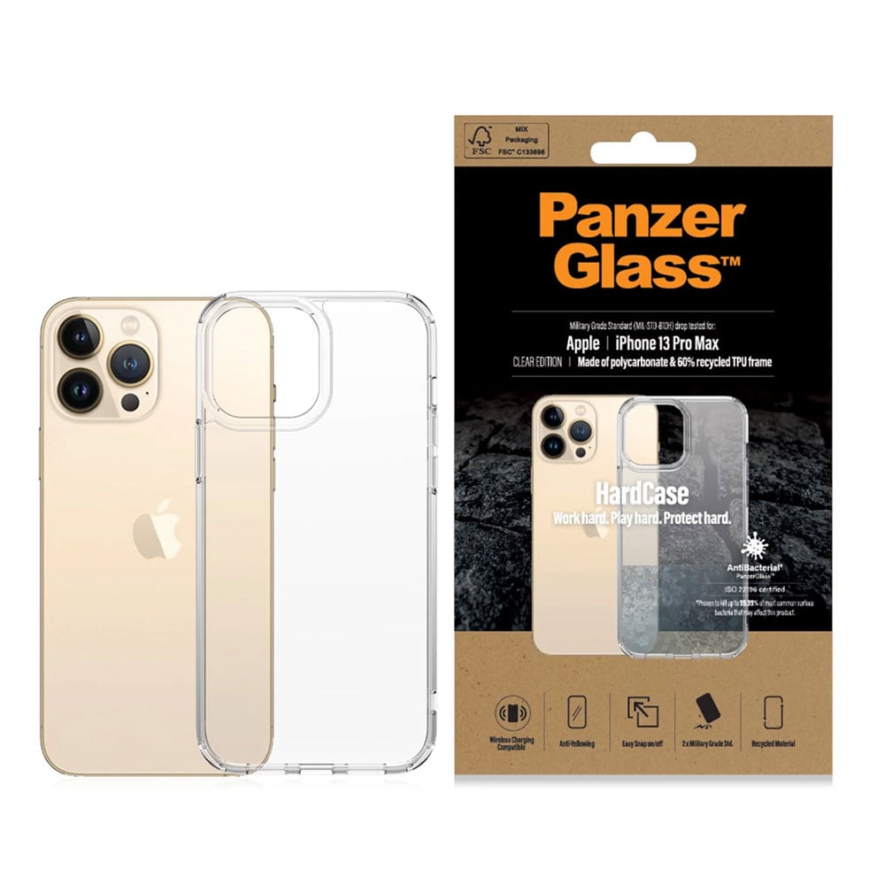 PanzerGlass HardCase til iPhone 13 Pro Max - Gjennomsiktig