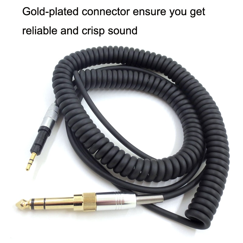 Lydkabel til Audio Technica ATH-M50X / ATH-M40X 6,35+3,5mm til 2,5mm - 1,5-5m