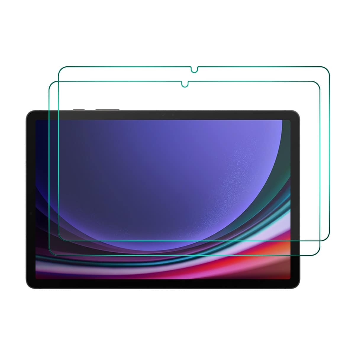 Herdet Skjermbeskyttelse til Samsung Galaxy Tab S9 Plus 2-pak