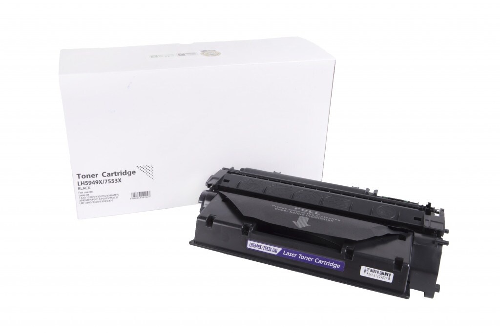 Lasertoner HP 49X/53X Q5949X/Q7553X - Sort