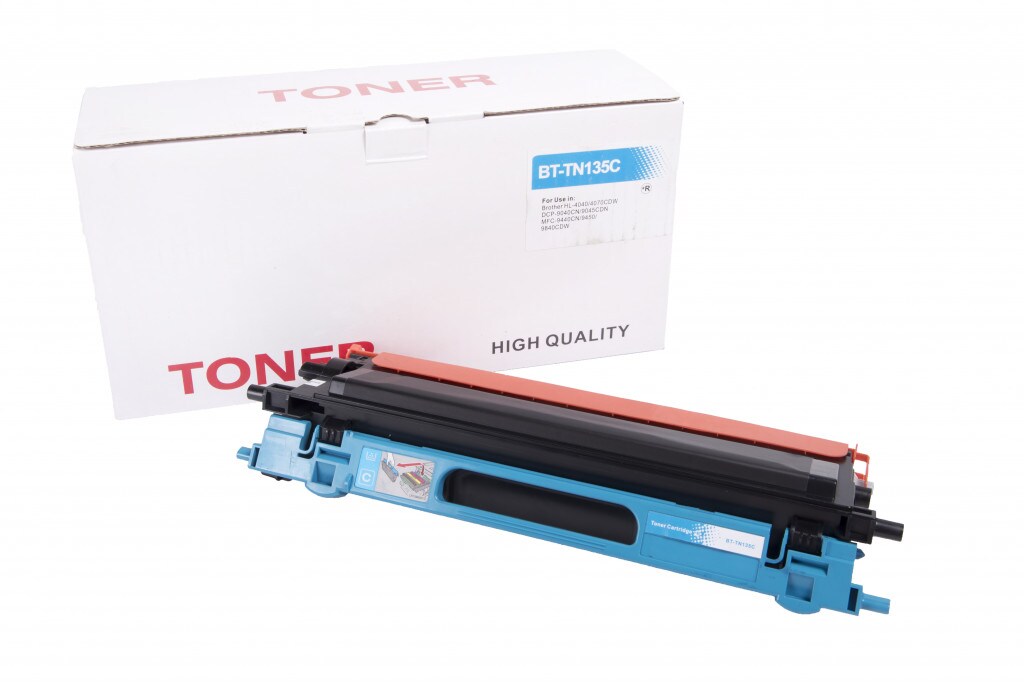 Lasertoner Brother TN135C/TN130C - Cyan