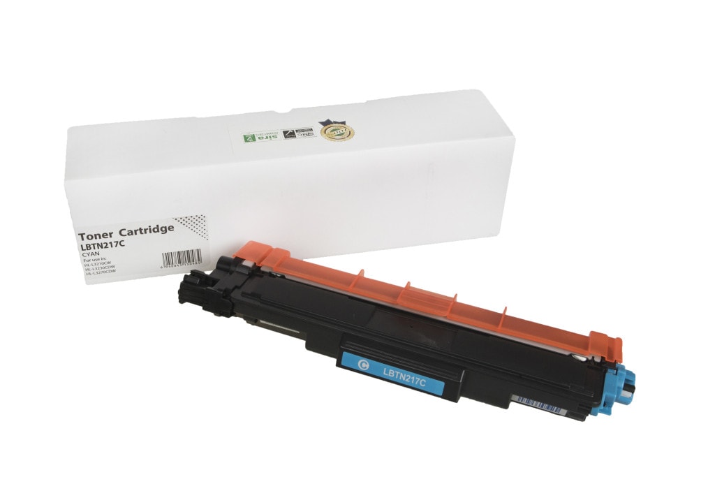 Lasertoner Brother TN217C - Cyan (Uten Chip)