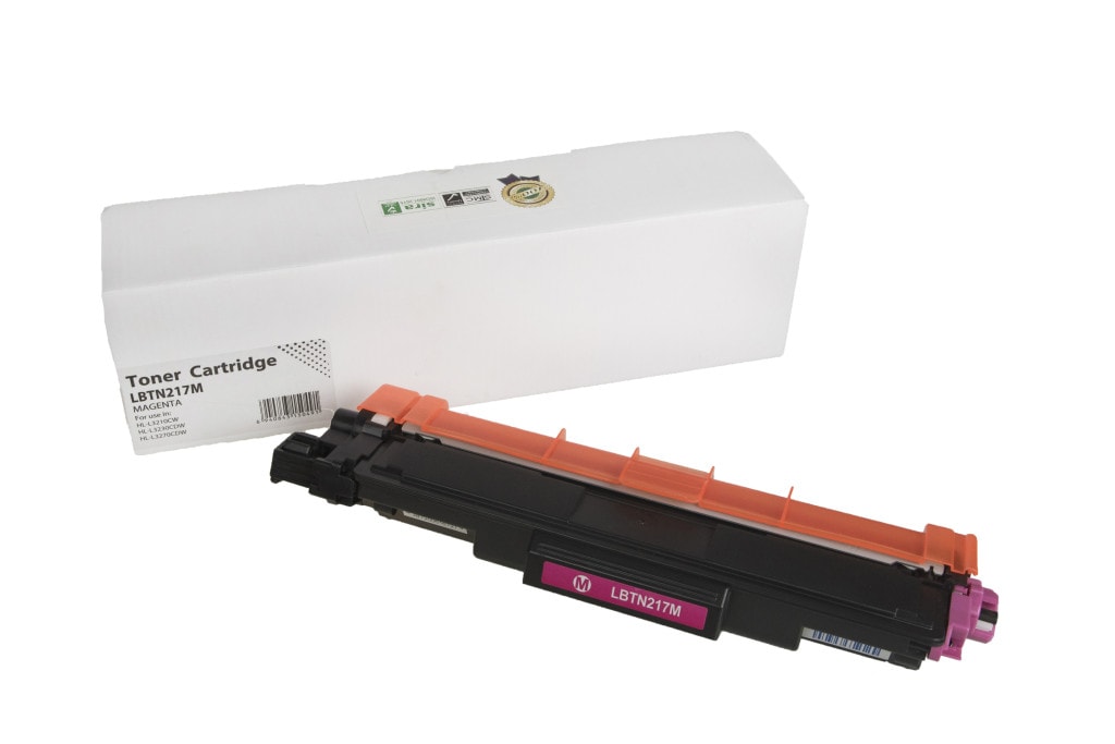 Lasertoner Brother TN217M - Magenta (Uten Chip)