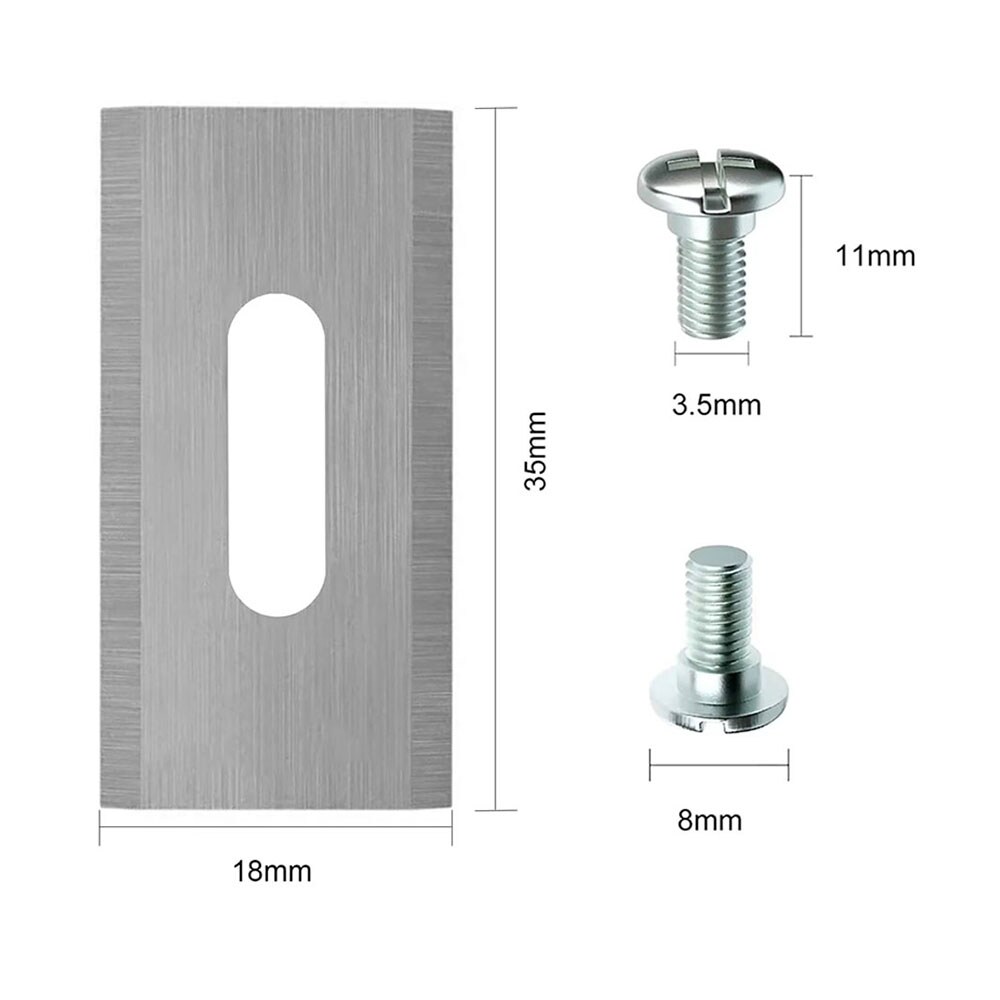 Gressklipperblad 18x35mm med 3,5mm skrue 20-pak