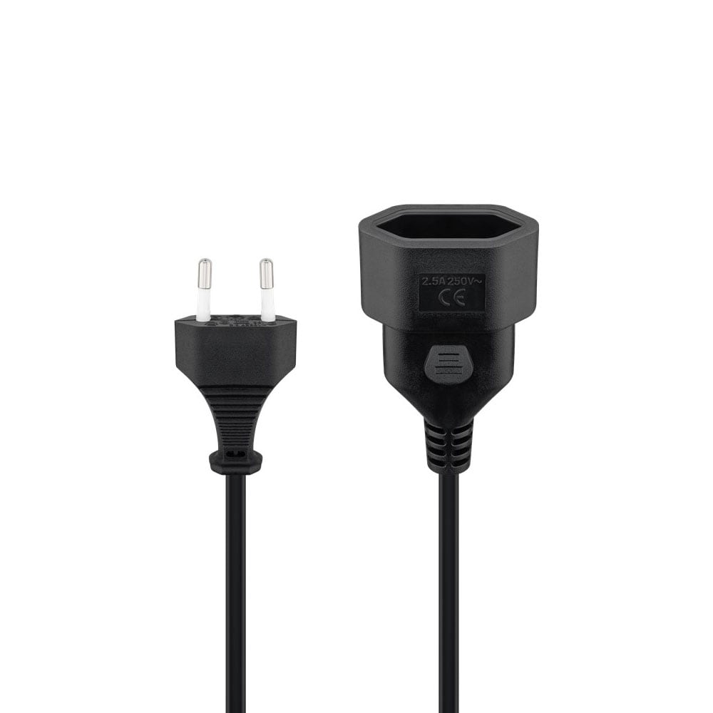 Goobay Forlengelseskabel Europlug Type C 2m