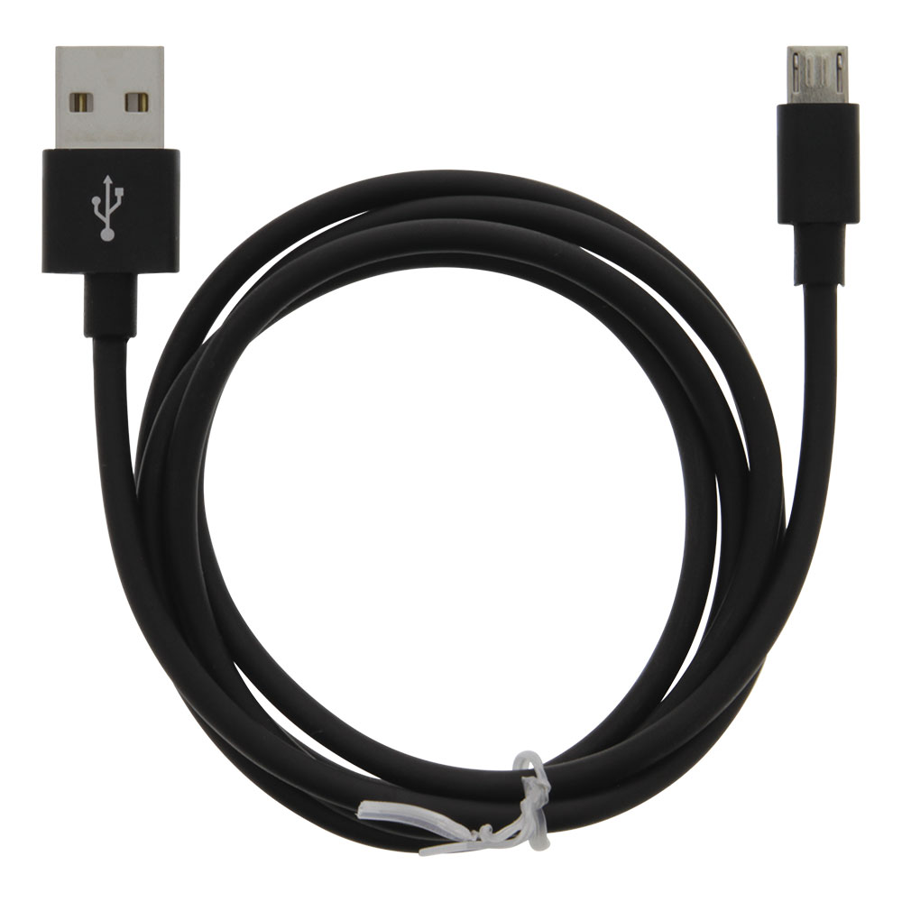 Moba USB-kabel USB til MicroUSB 2,4A 1m - Sort