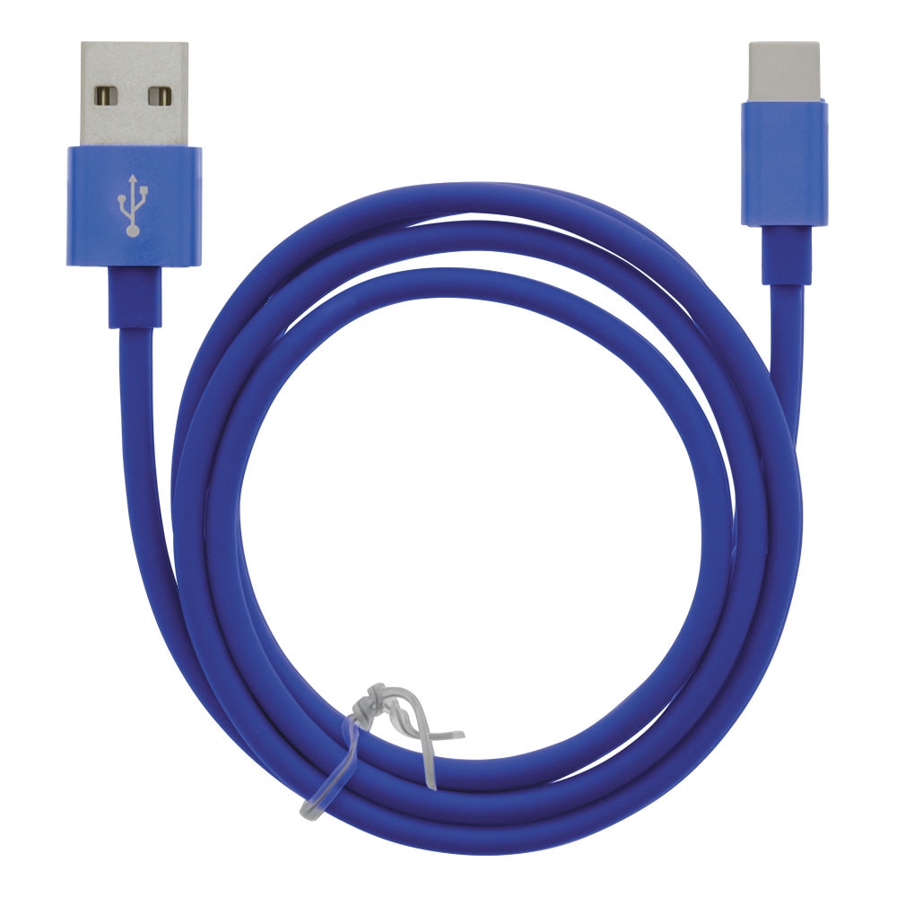Moba USB-kabel USB til USB-C 2,4A 1m - Blå