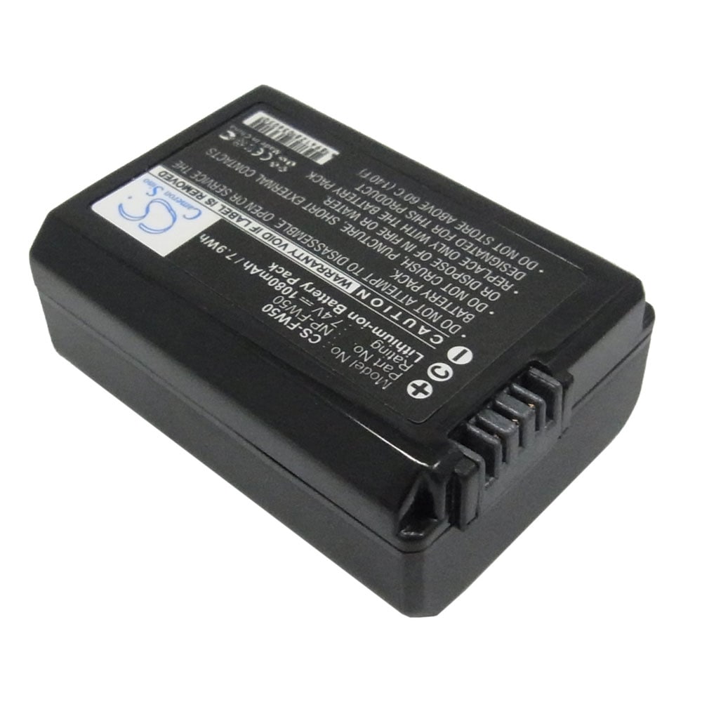 Batteri NP-FW50 1080mAh til Sony NEX-5 / NEX-3 / NEX-7