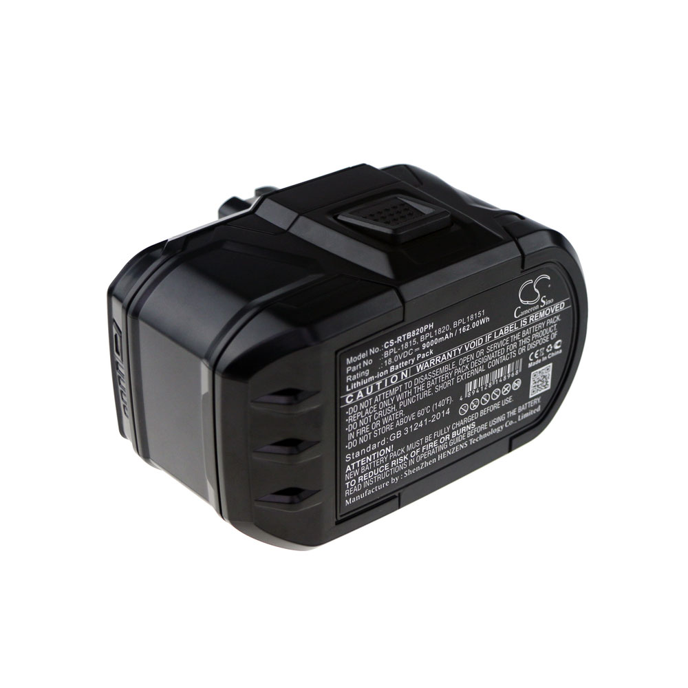 Batteri med høy kapasitet for Ryobi ONE+ 9000mAh 18V