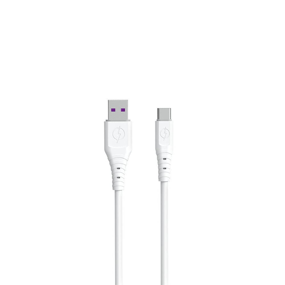 Dudao USB-kabel - USB til USB-C 6A 1m - Hvit