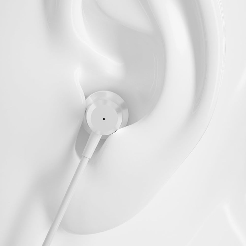 Dudao In-Ear Headset med 3,5 mm plugg - Hvit