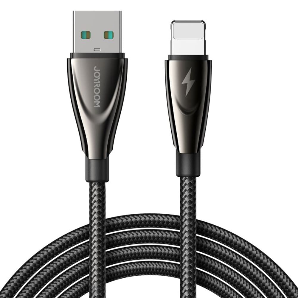Joyroom Pioneer USB-kabel - USB til Lightning 3A 1,2m - Sort