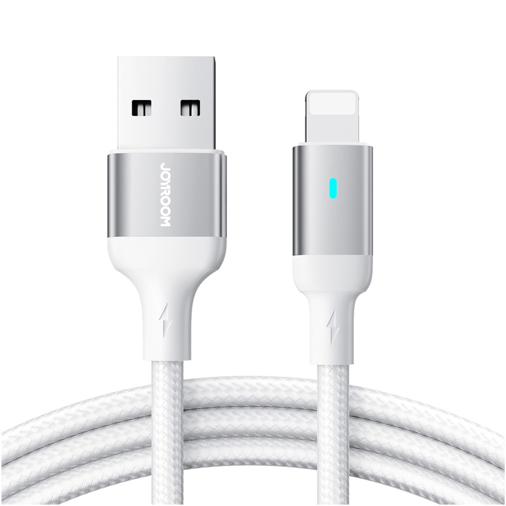 Joyroom USB-Kabel - USB til Lightning 2,4A 1,2 m - Hvit