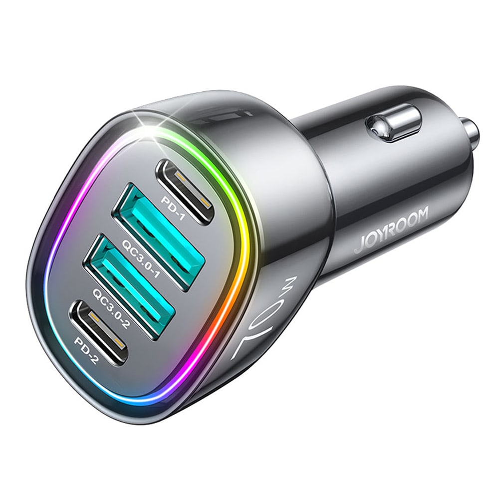 Joyroom Billader med  2 x USB-C, 2 x USB 70W - Sort