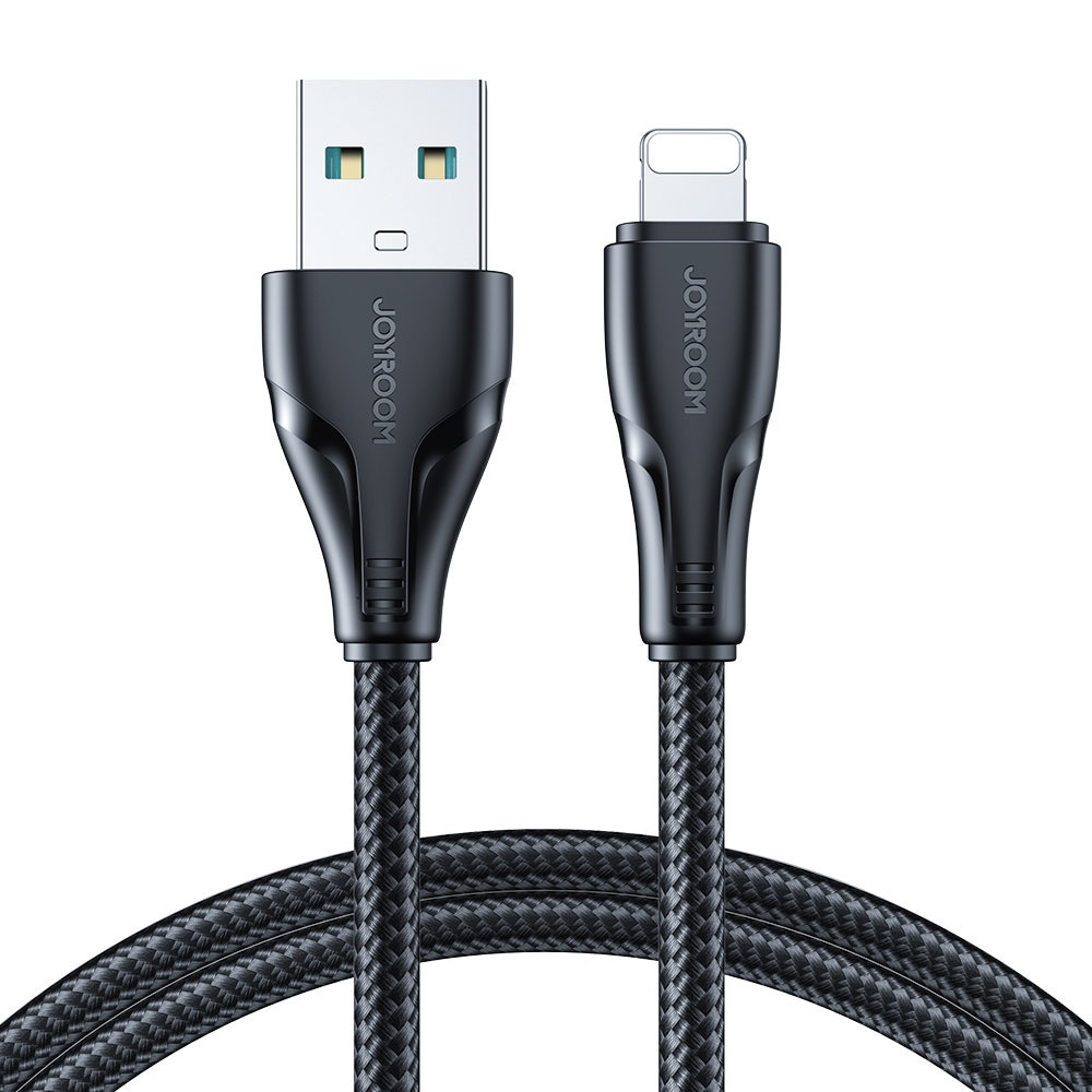 Joyroom Surpass USB-kabel - USB til Lightning 2,4A 2m - Sort
