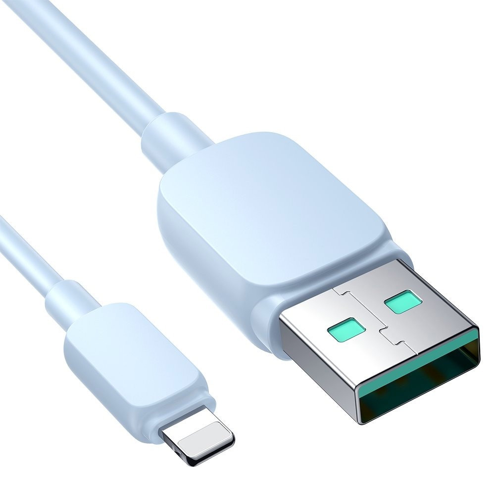 Joyroom USB-kabel USB til Lightning 2,4A 1,2m - Blå