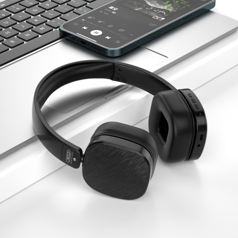 XO On-Ear Bluetooth Headset - Svart