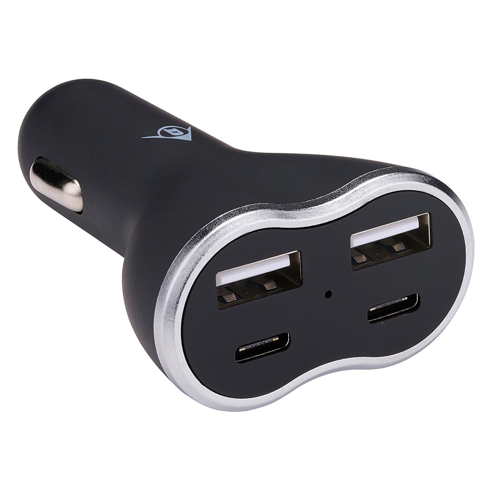 Dunlop Billader 2xUSB 2xUSB-C PD 18W