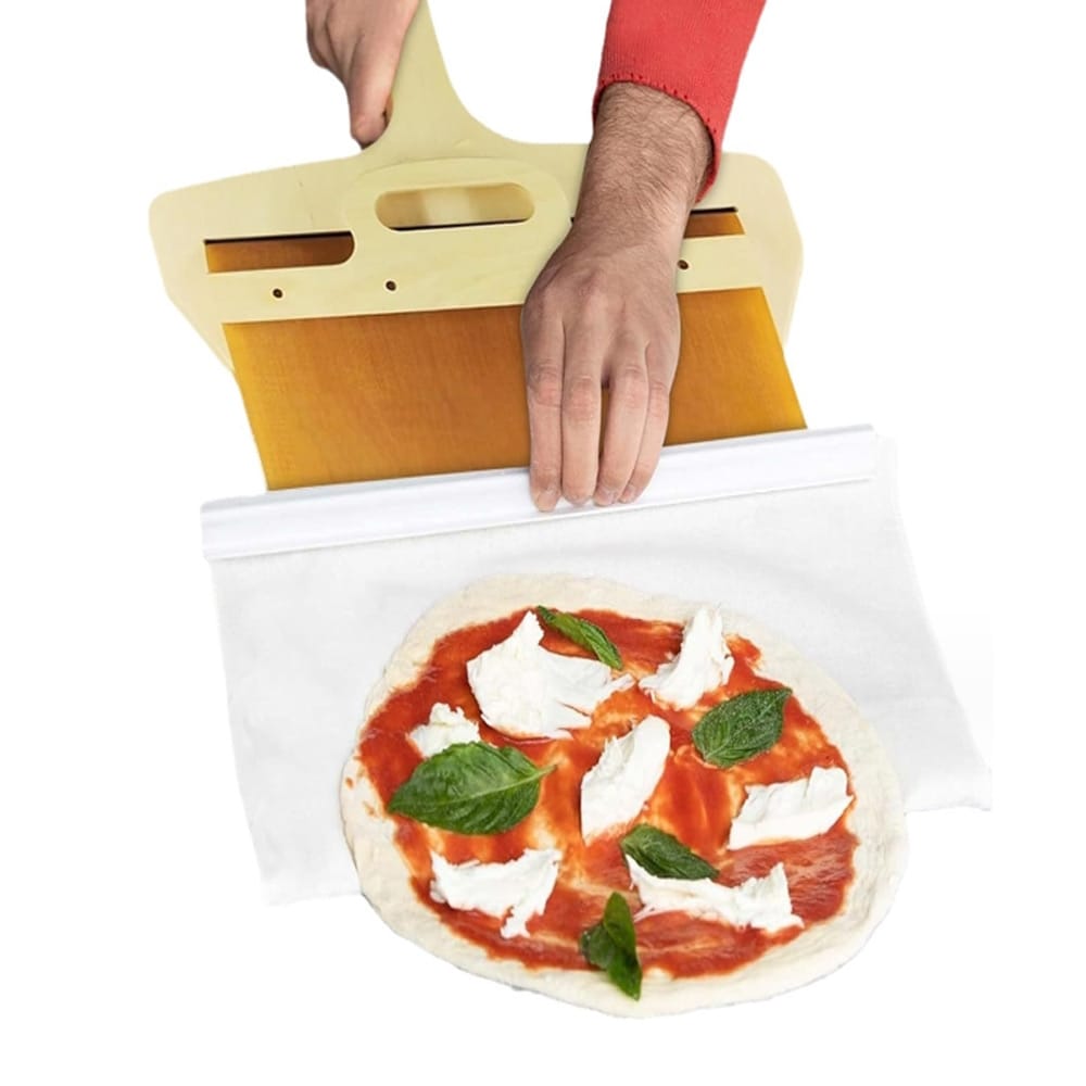 Pizzaspade med non-stick pizzaoverføring 55x45cm