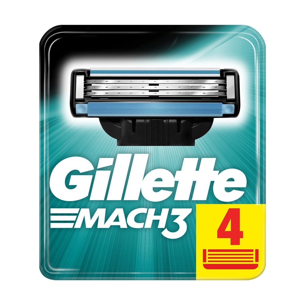 Gillette Mach 3 Barberblad 4-pak