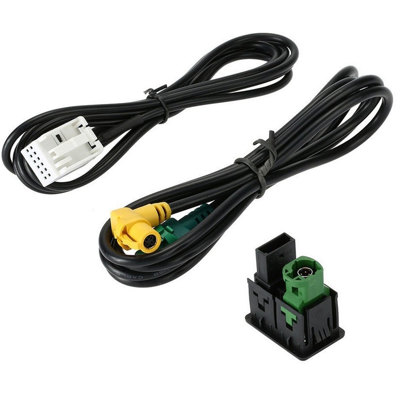 USB & 3,5mm-kontakt & kabel til VW Touran CD Player RCD510/310+/300
