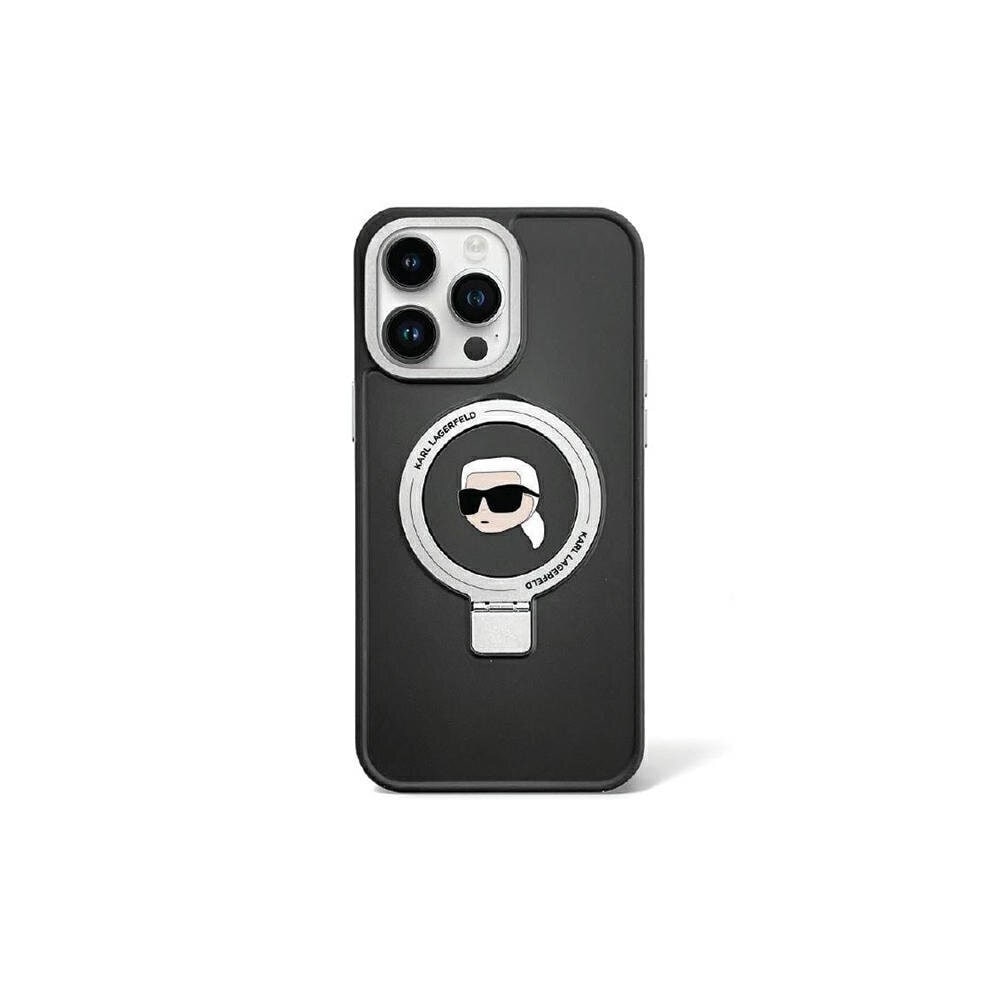 Karl Lagerfeld Mobildeksel med MagSafe til iPhone 15 Pro - Sort