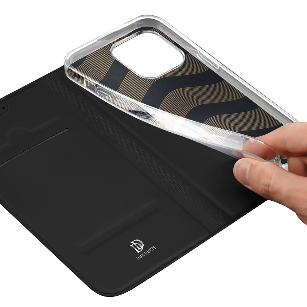 Dux Ducis Skin Pro Lommebokdeksel til iPhone 15 Pro Max - Sort