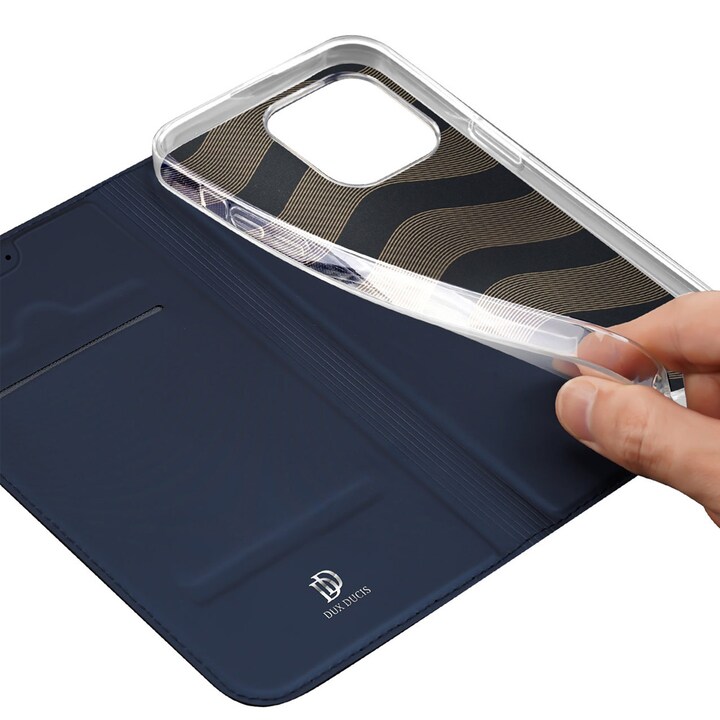 Dux Ducis Skin Pro Lommebokdeksel til iPhone 15 Pro - Blå