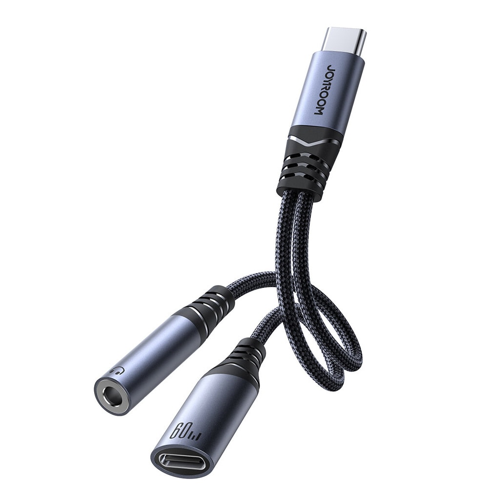 Joyroom Lydadapter USB-C til 3,5mm + USB-C