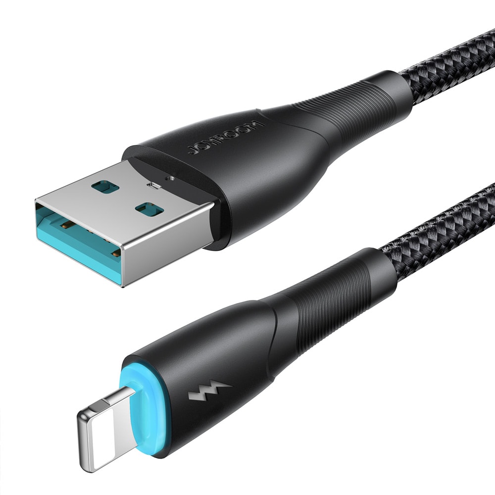 Joyroom Starry Series USB-kabel 3A USB til Lightning 1m - Sort