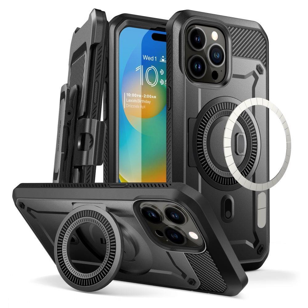 Supcase Ub Pro Mag Beskyttelsesdeksel med MagSafe til iPhone 15 Pro - Sort