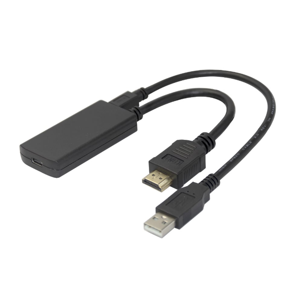Deltaco HDMI - USB-C Alt.Mode DisplayPort adapter 4K/60Hz 20cm