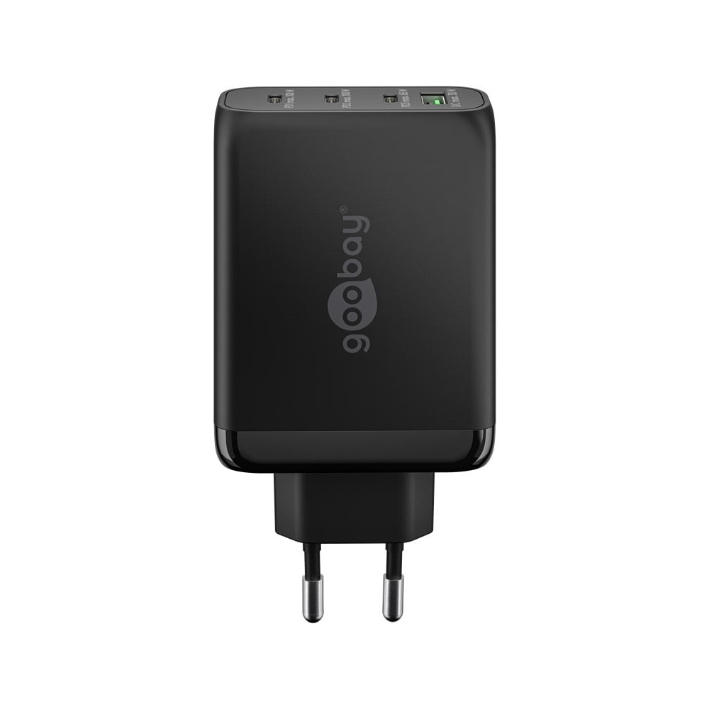 GooBay USB-C PD GaN Multiportlader 100W - Svart