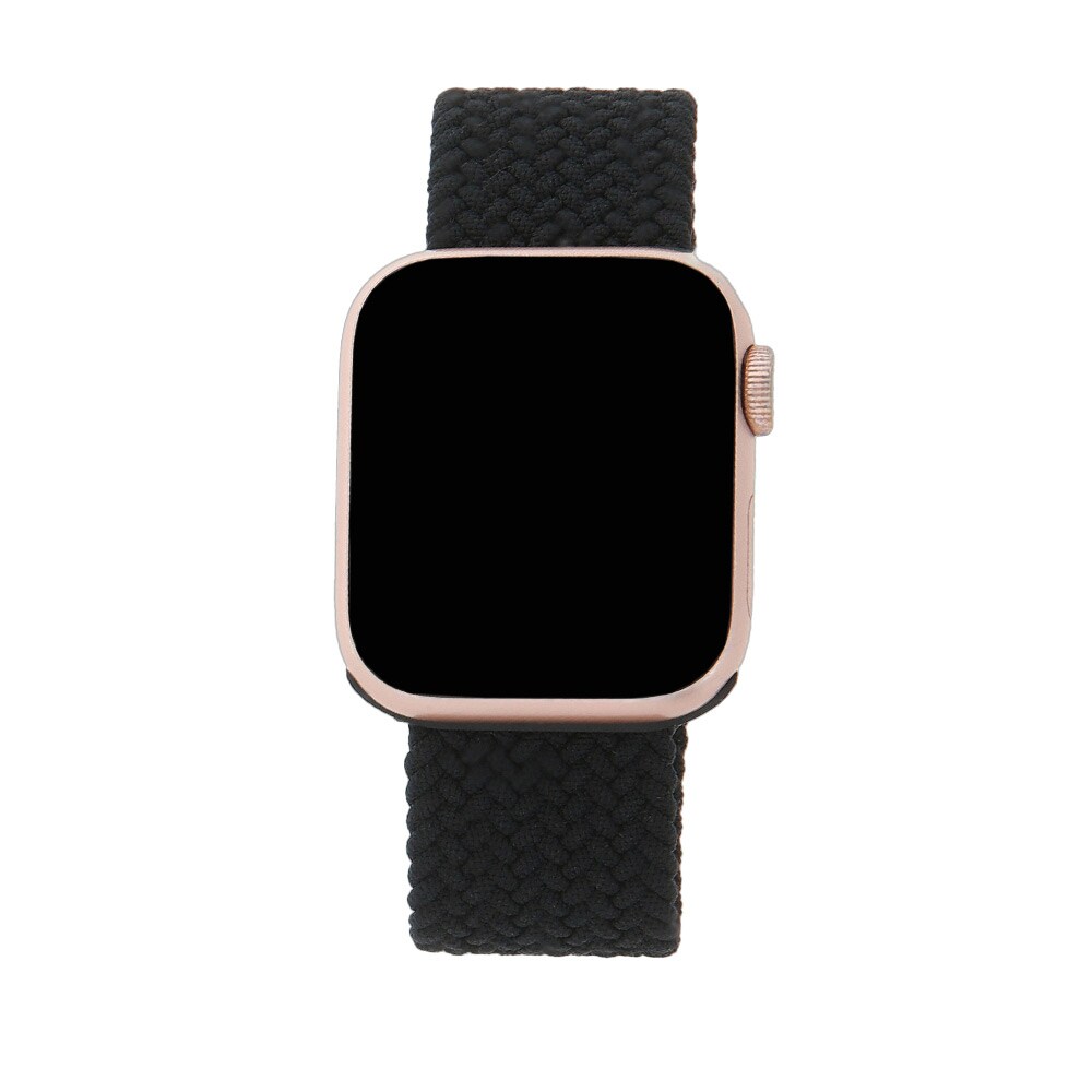 Elastisk Armbånd til Apple Watch 42/44/45mm 145mm - Sort