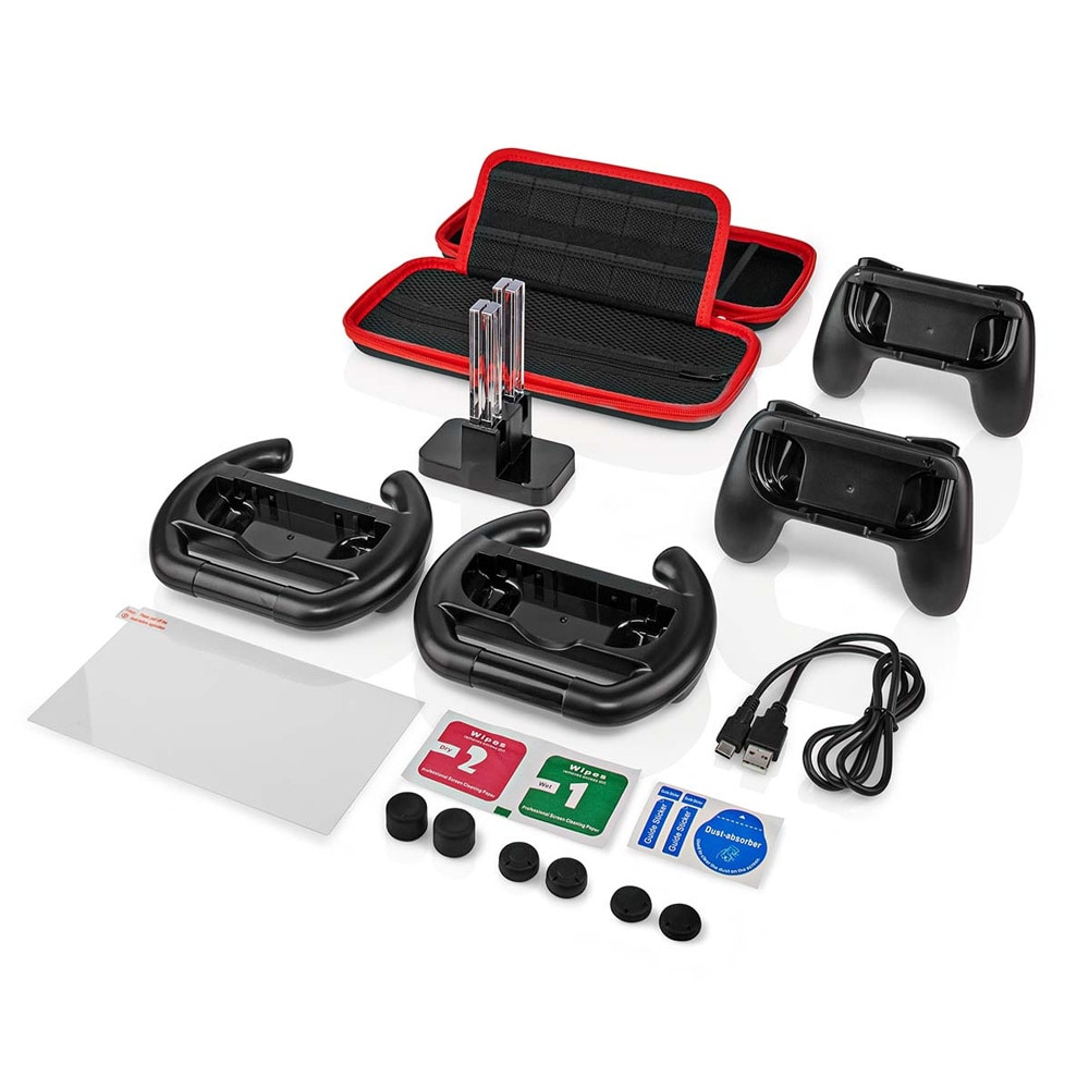Nedis Gaming Starter Kit til Nintendo Switch (OLED) 13 deler