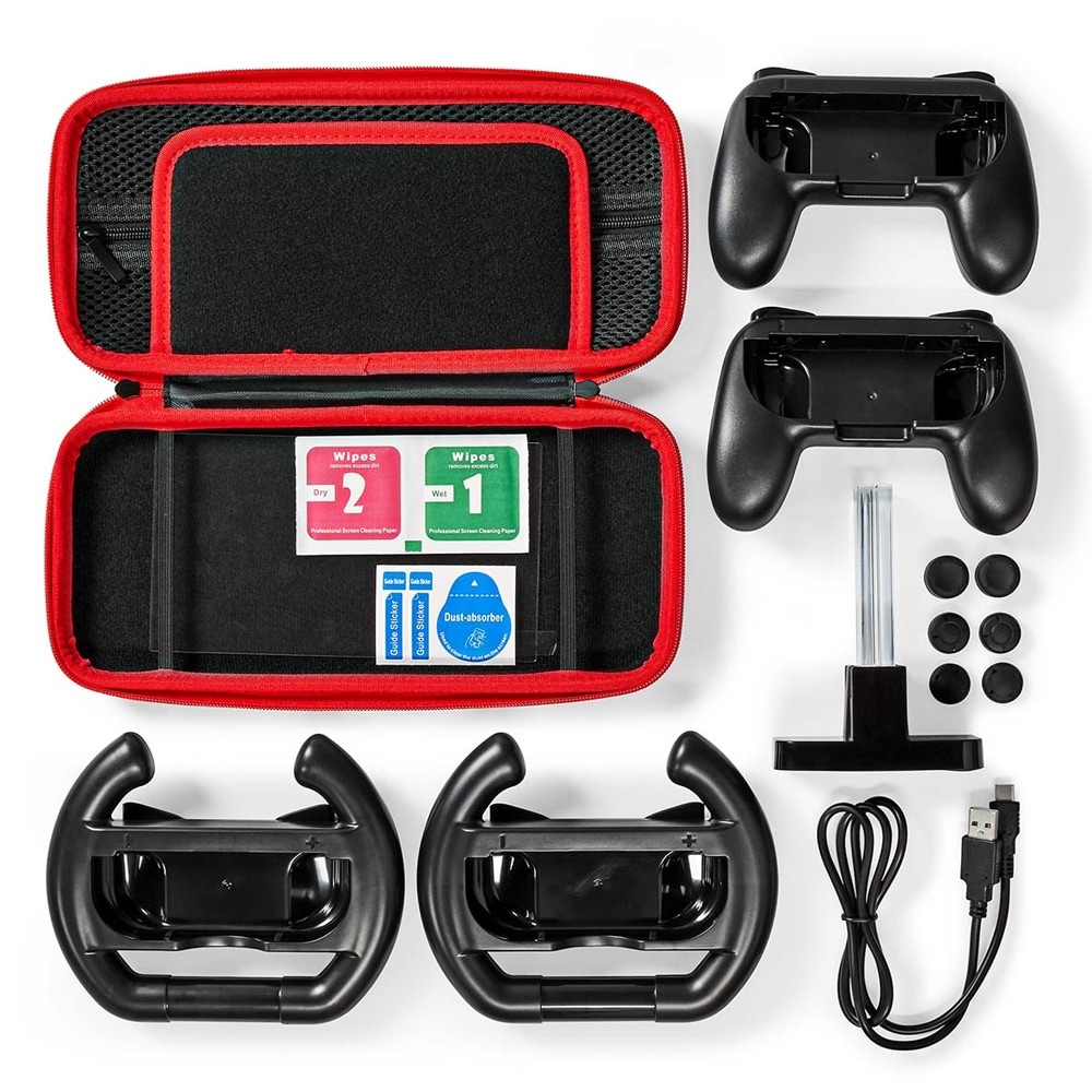 Nedis Gaming Starter Kit til Nintendo Switch (OLED) 13 deler