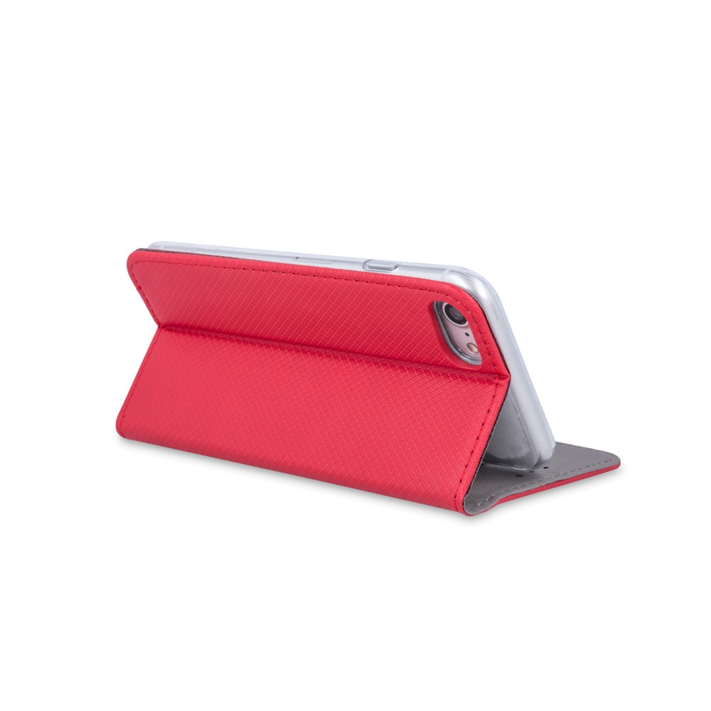 Flip-deksel med stativ til Samsung Galaxy S24 Plus - Rød