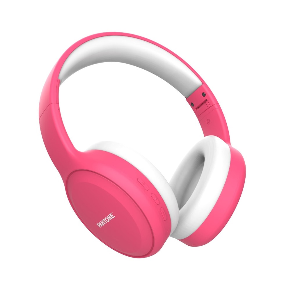 Pantone Over-Ear Bluetooth Hodetelefoner - Rosa 184C