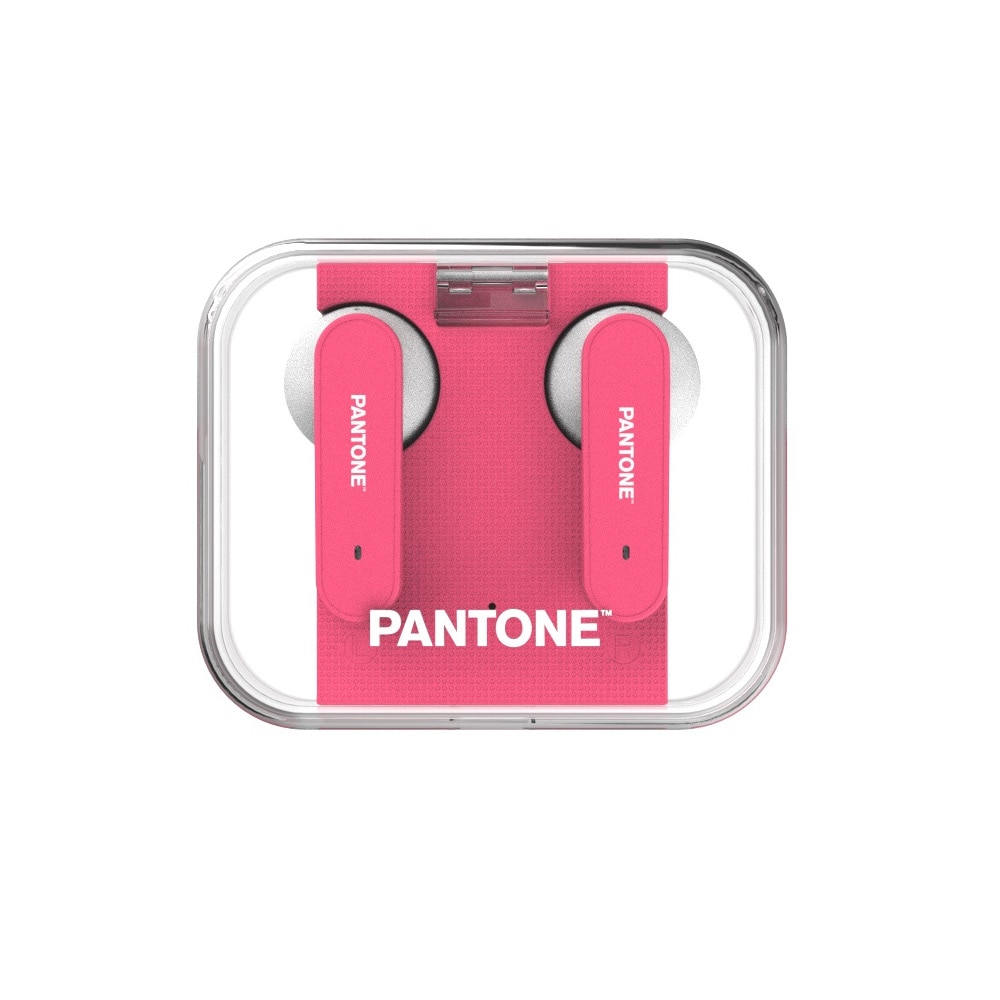 Pantone TWS Bluetooth Hodetelefoner - Rosa 184C