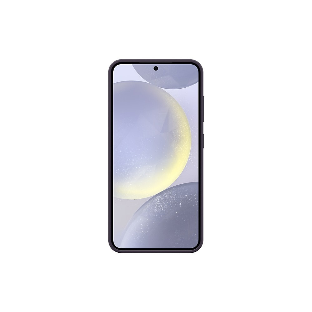 Samsung Silikondeksel til Galaxy S24 - Mørk Fiolett