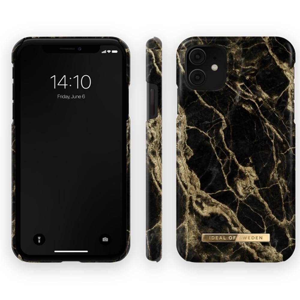 iDeal of Sweden Fashion Case iPhone 11 / XR - Golden Smoke Marble