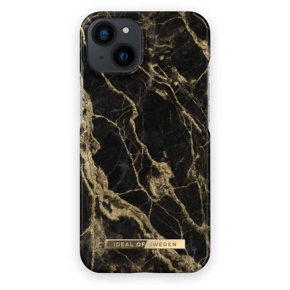 iDeal of Sweden Fashion Case iPhone 13 - Golden Smoke Marble