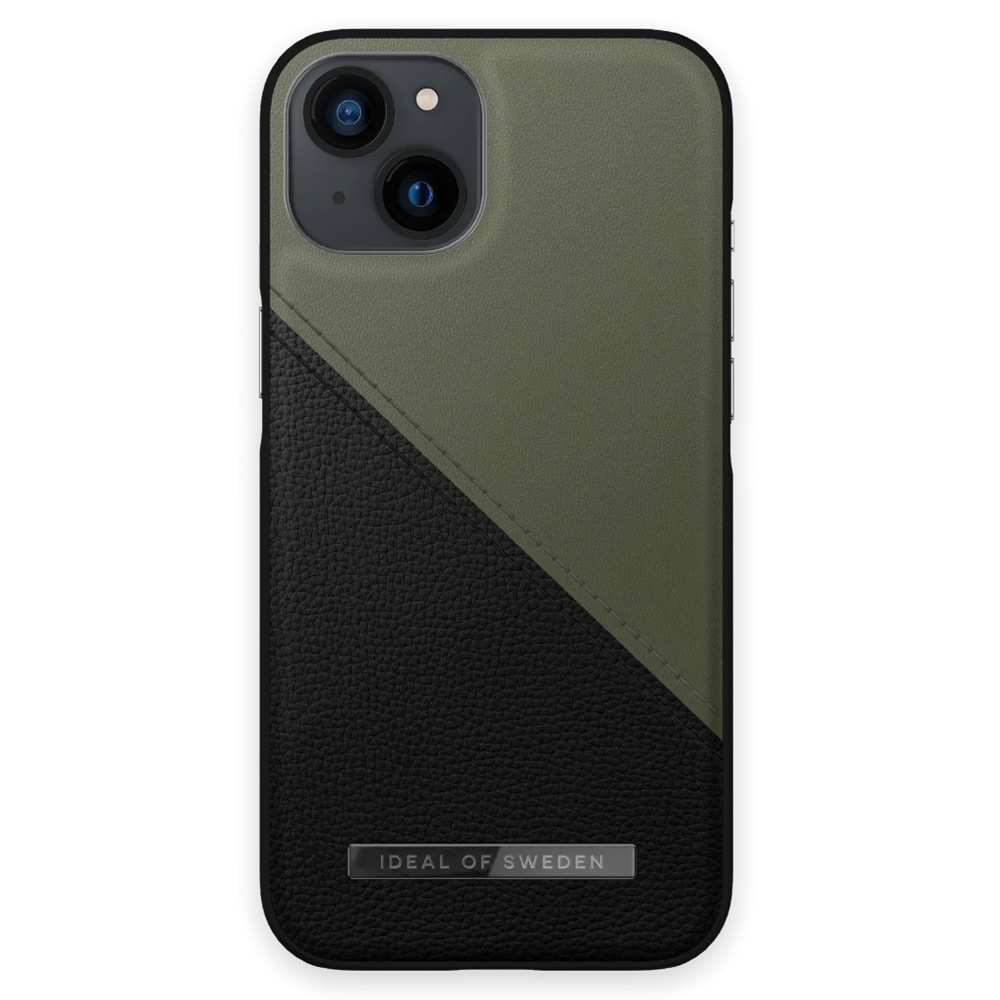 iDeal of Sweden Atelier Case iPhone 13 - Onyx Black Khaki
